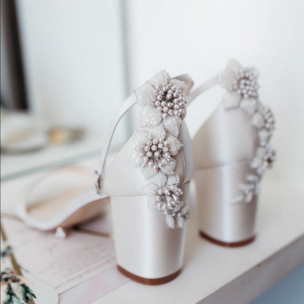 Bella Belle Fabiola Silk Ivory Sandal